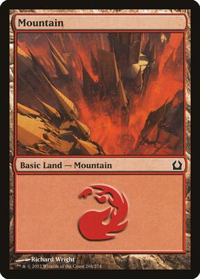 Mountain (268) card from Return to Ravnica