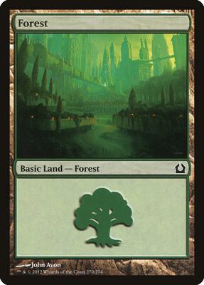 Forest (270) card from Return to Ravnica