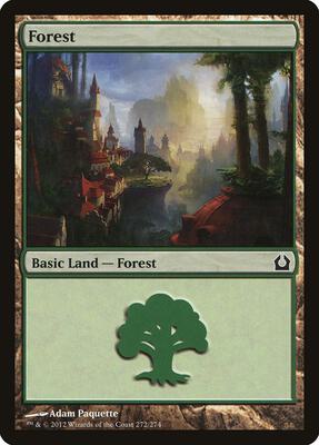 Forest (272) card from Return to Ravnica