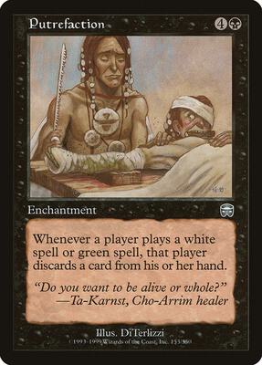 Putrefaction card from Mercadian Masques