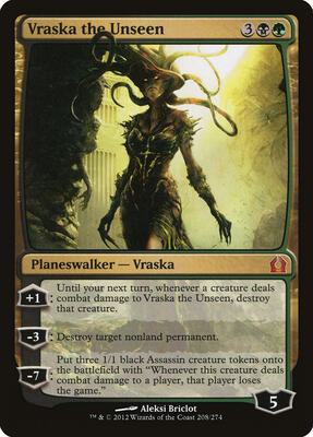 Vraska the Unseen card from Return to Ravnica