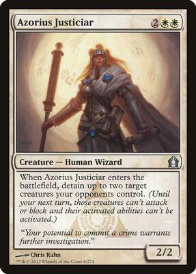 Azorius Justiciar card from Return to Ravnica