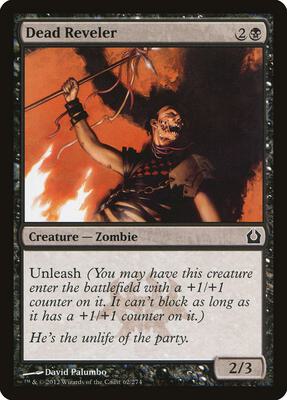 Dead Reveler card from Return to Ravnica