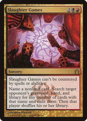 Slaughter Games card from Return to Ravnica