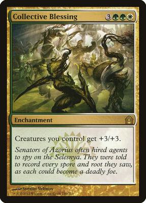 Collective Blessing card from Return to Ravnica