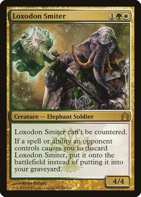 Loxodon Smiter card from Return to Ravnica