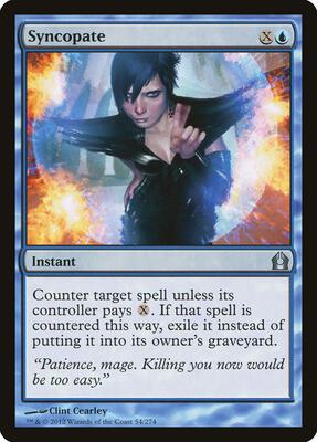 Syncopate card from Return to Ravnica