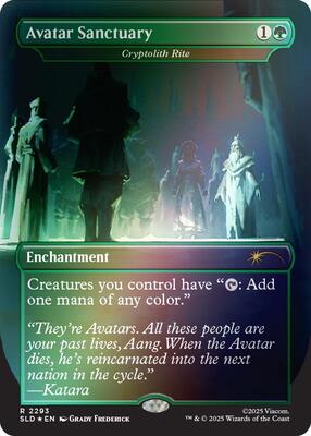 Avatar Sanctuary - Cryptolith Rite (Rainbow Foil) card from Secret Lair Drop Series