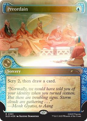 Preordain (2301) (Rainbow Foil) card from Secret Lair Drop Series