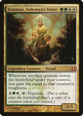 Trostani, Selesnya's Voice card from Return to Ravnica