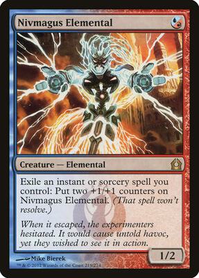 Nivmagus Elemental card from Return to Ravnica