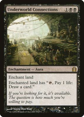 Underworld Connections card from Return to Ravnica