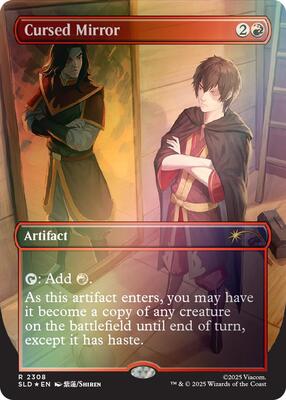 Cursed Mirror (Rainbow Foil) card from Secret Lair Drop Series