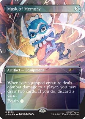 Mask of Memory (Rainbow Foil) card from Secret Lair Drop Series