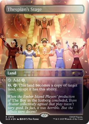 Thespian's Stage (2310) (Rainbow Foil) card from Secret Lair Drop Series