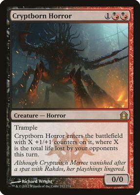 Cryptborn Horror card from Return to Ravnica