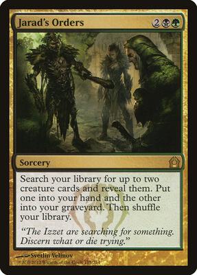 Jarad's Orders card from Return to Ravnica