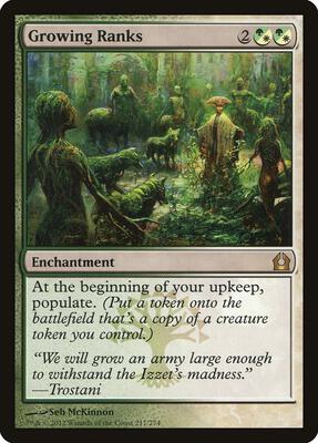 Growing Ranks card from Return to Ravnica