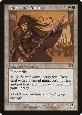 Ramosian Captain card from Mercadian Masques