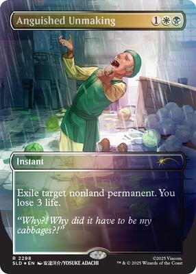 Anguished Unmaking (2298) (Rainbow Foil) card from Secret Lair Drop Series
