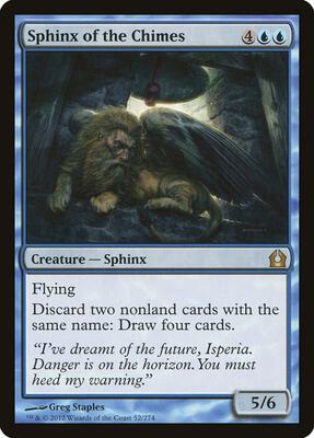 Sphinx of the Chimes card from Return to Ravnica