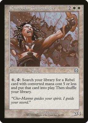 Ramosian Commander card from Mercadian Masques
