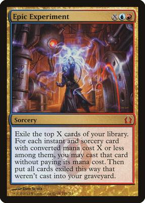 Epic Experiment card from Return to Ravnica