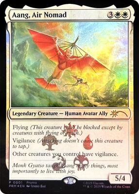 Aang, Air Nomad card from Media Promos
