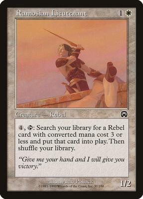 Ramosian Lieutenant card from Mercadian Masques