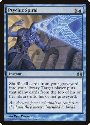Psychic Spiral card from Return to Ravnica