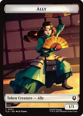 Ally (0007) // Spirit Double-Sided Token card from Avatar: The Last Airbender