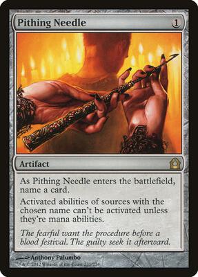 Pithing Needle card from Return to Ravnica