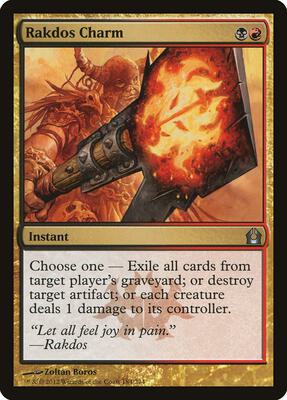 Rakdos Charm card from Return to Ravnica