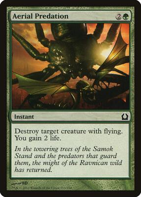 Aerial Predation card from Return to Ravnica