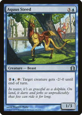 Aquus Steed card from Return to Ravnica