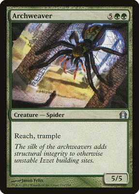 Archweaver card from Return to Ravnica
