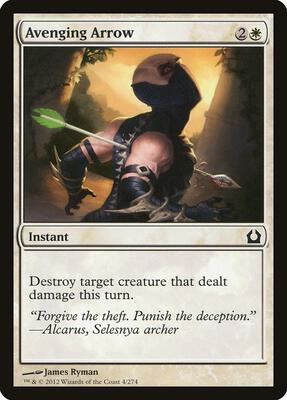 Avenging Arrow card from Return to Ravnica
