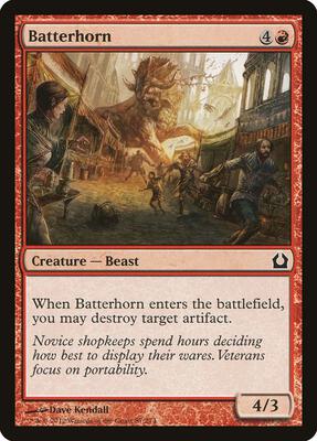 Batterhorn card from Return to Ravnica