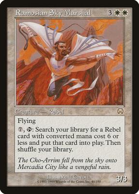 Ramosian Sky Marshal card from Mercadian Masques