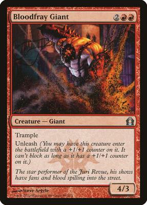 Bloodfray Giant card from Return to Ravnica