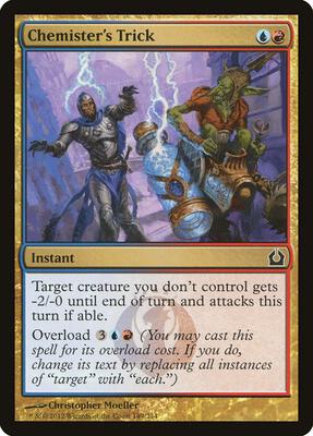 Chemister's Trick card from Return to Ravnica