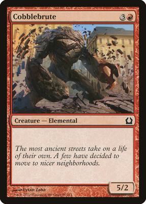 Cobblebrute card from Return to Ravnica