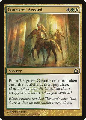 Coursers' Accord card from Return to Ravnica
