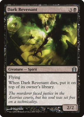 Dark Revenant card from Return to Ravnica