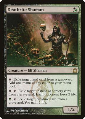 Deathrite Shaman card from Return to Ravnica