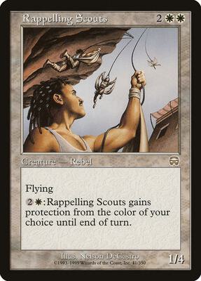 Rappelling Scouts card from Mercadian Masques