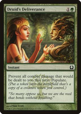 Druid's Deliverance card from Return to Ravnica