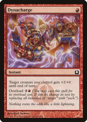Dynacharge card from Return to Ravnica