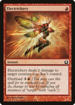 Electrickery card from Return to Ravnica