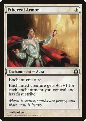 Ethereal Armor card from Return to Ravnica